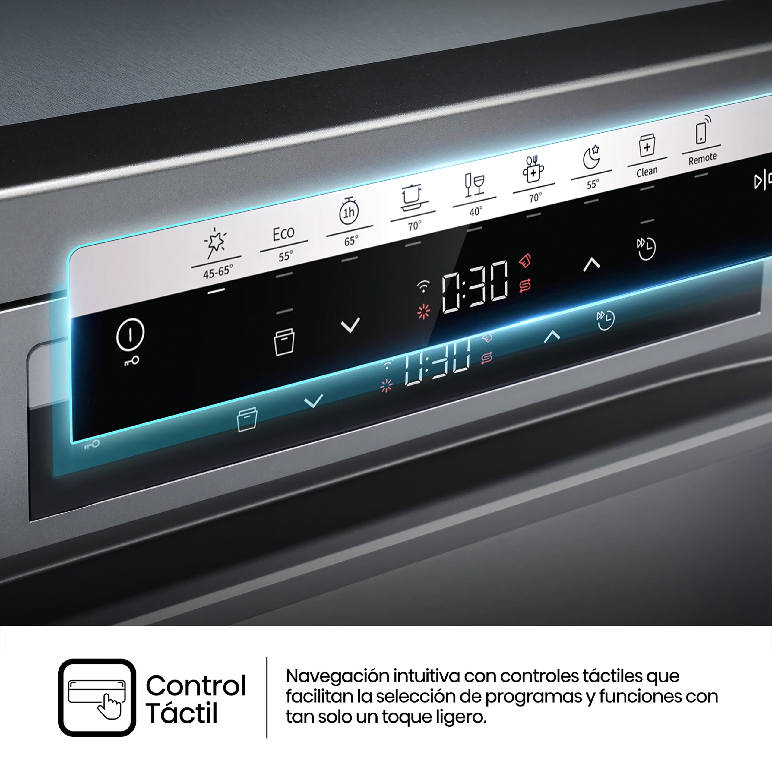 Hisense - HS693C60XAD – Lavavajillas 60cm, Libre Instalación, Clase C, 16, Inox