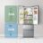 Americanos French Door RF632N4WIE – Frigorífico Combi Cajón Frances, Clase E , 485L, Inox