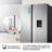 Americanos Side by Side RS677N4WCD – Frigorífico Americano Side By Side, Clase D , 519L, Inox