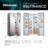 Americanos Side by Side RS677N4WCD – Frigorífico Americano Side By Side, Clase D , 519L, Inox