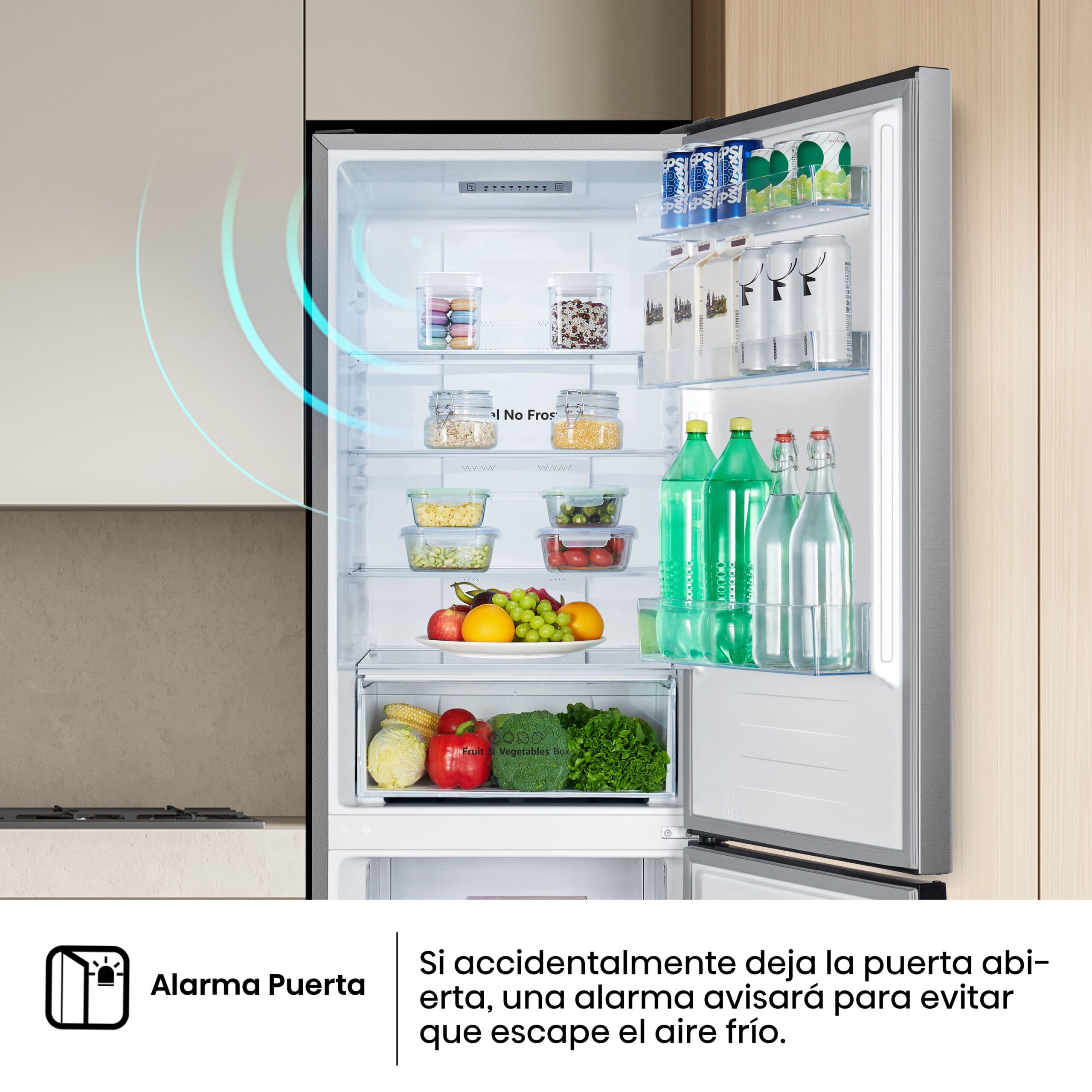 Hisense - RB390N4ACE – Frigorífico Combi 2 Puertas, Clase E, 304L, Inox