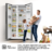 Americanos Side by Side RS711N4WCE – Frigorífico Americano Side By Side, Clase E , 547L, Inox