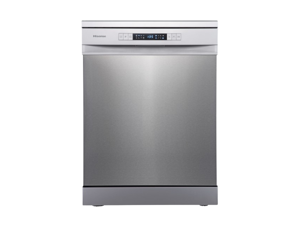 Hisense - HS623D10X – Lavavajillas 60Cm, Libre Instalación, Clase D, 14, Inox, , 