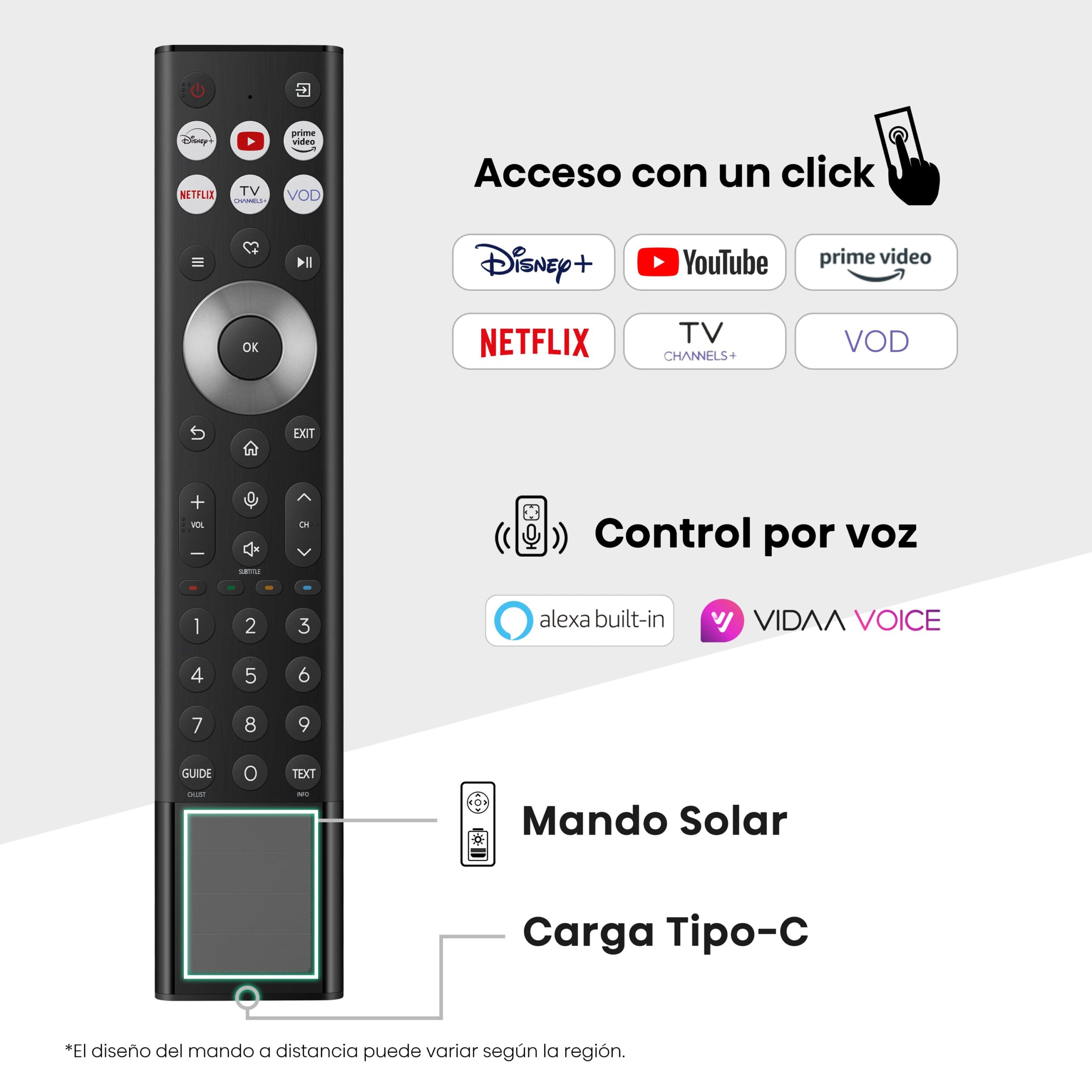 Hisense - Serie U8Q Mini-LED TV 65U8Q, 65 pulgadas con Quantum Dot Colour