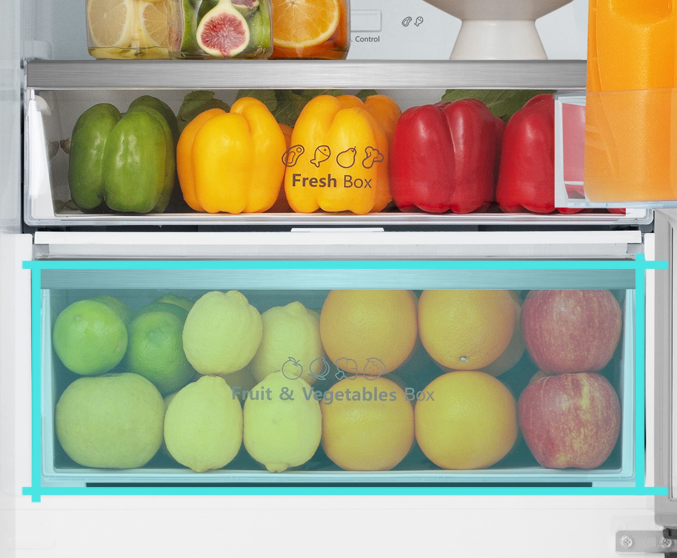 CAJÓN FRUTAS Y VERDURAS CONTROL DE HUMEDAD