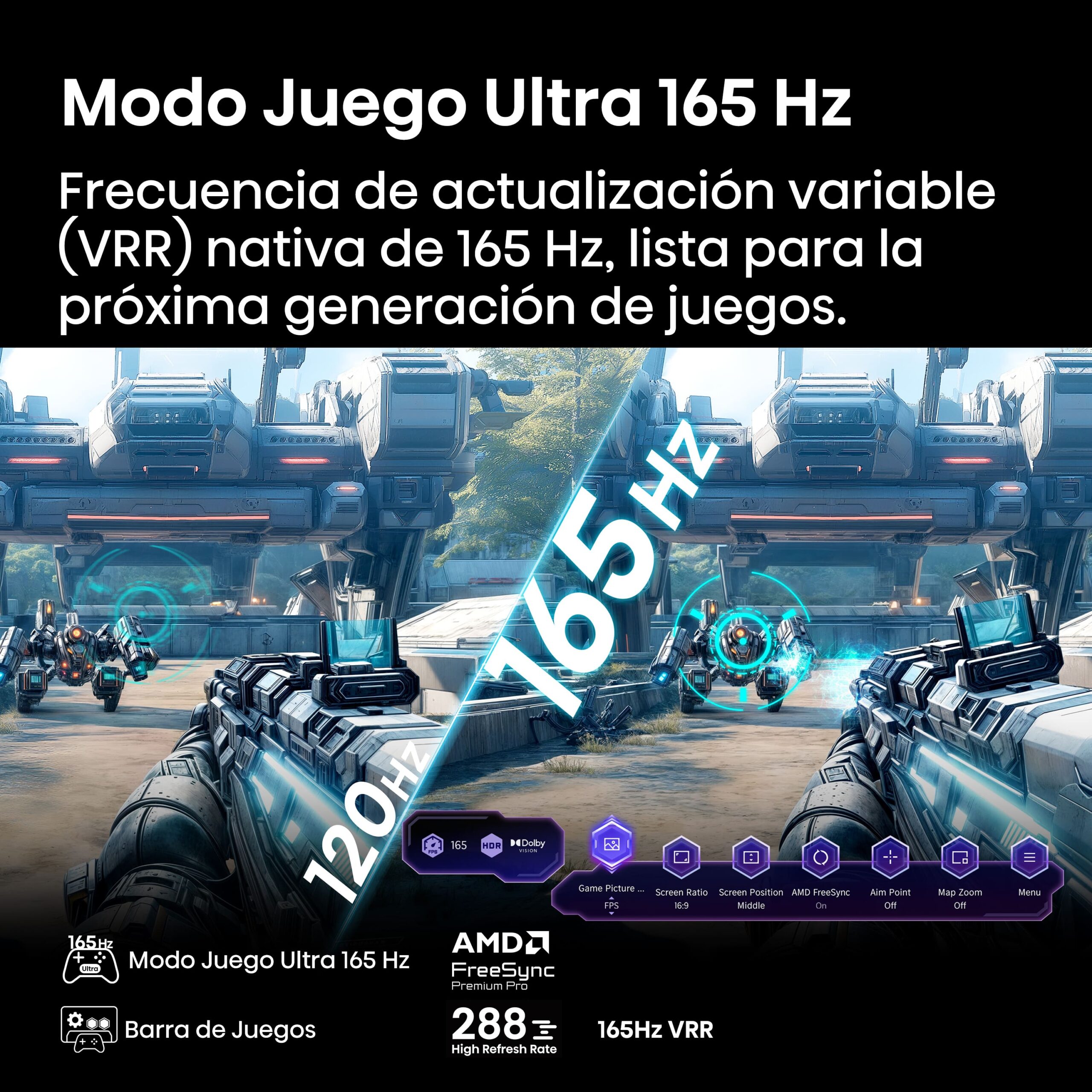 Hisense - Serie U8Q Mini-LED TV 65U8Q, 65 pulgadas con Quantum Dot Colour