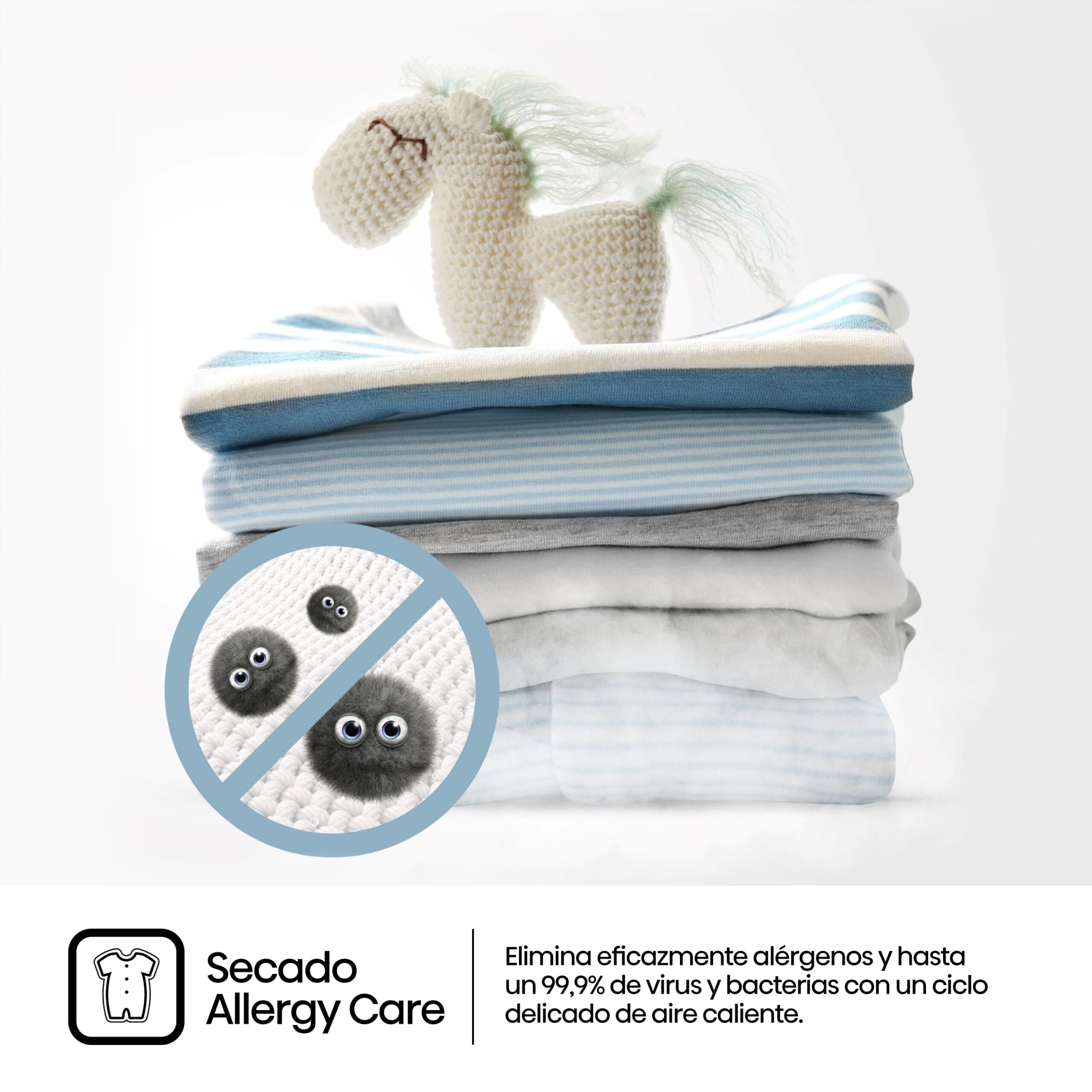 Hisense - DHQA902U – Secadora, Clase A++, 9 Kg, Blanco