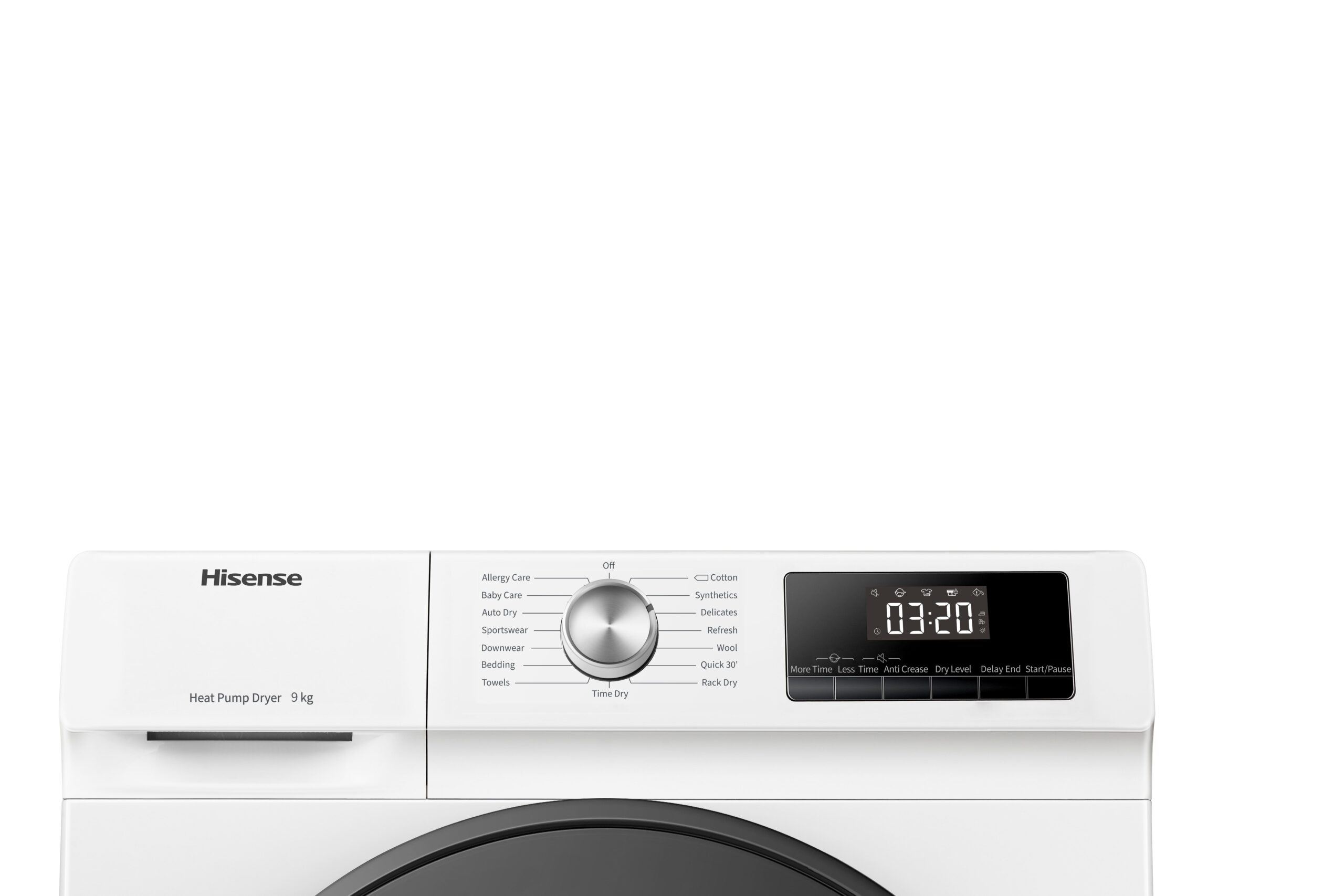 Hisense - DHQA902U – Secadora, Clase A++, 9 Kg, Blanco