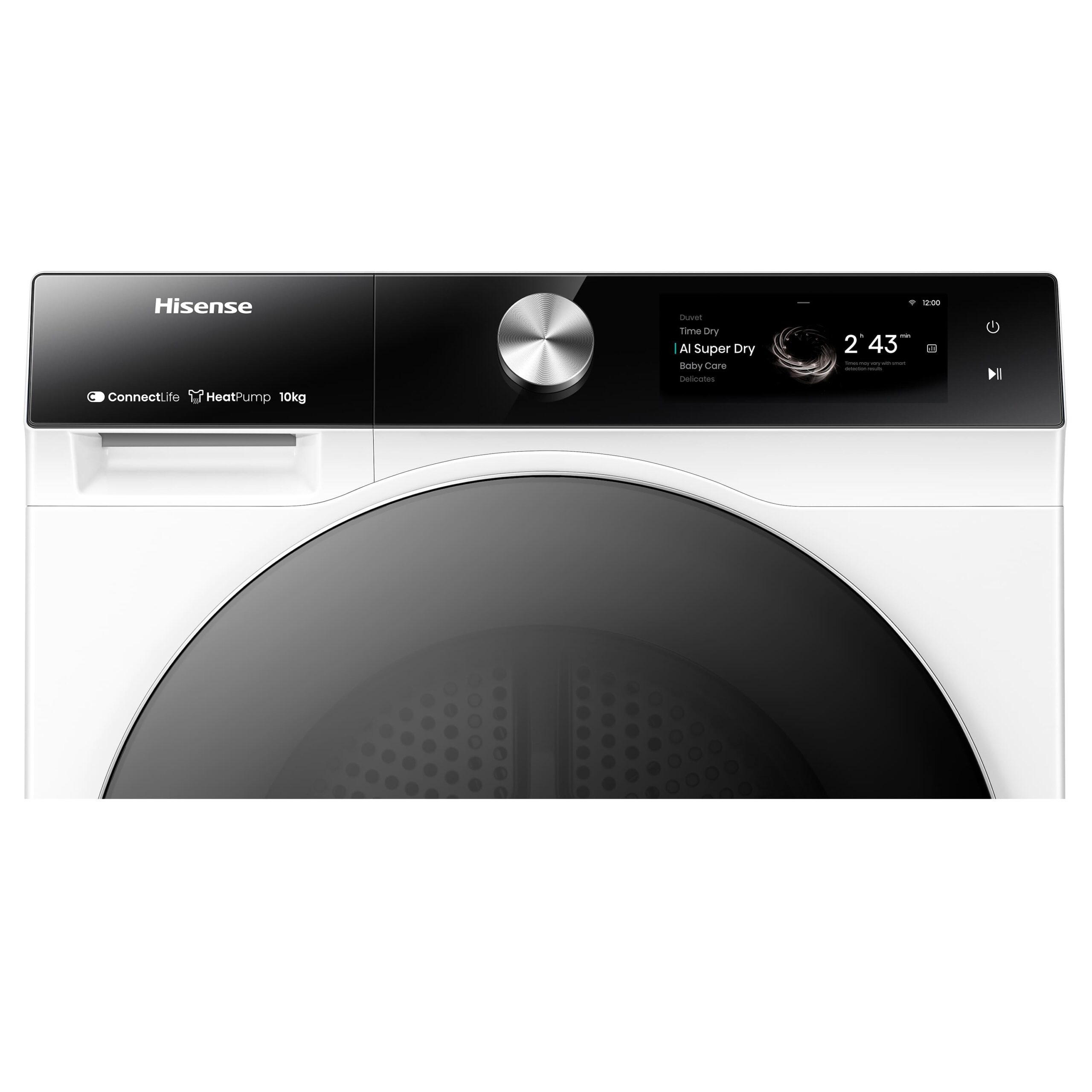 Hisense - DH7S107BW – Secadora inteligente, Clase A+++, 10 Kg, Blanco