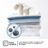 Lavadoras – Secadoras WD3M841BWIES – Lavasecadora, Clase E/B, 8 kg/6 kg, 1400 rpm, Blanco