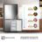 Americanos Cross Door RQ5P470SEIE – Frigorífico Americano 4 Puertas, Clase E , 483L, Inox