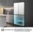 Americanos Cross Door RQ5P470SETE – Frigorífico Americano 4 Puertas, Clase E , 483L, Cristal Blanco