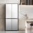 Americanos Cross Door RQ5P470SETE – Frigorífico Americano 4 Puertas, Clase E , 483L, Cristal Blanco