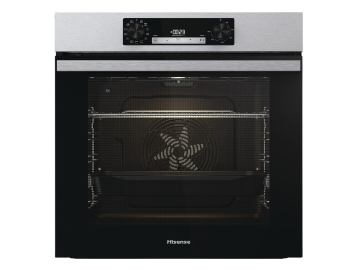 Hisense - BI64213E5PX – Horno Pirolítico, Clase A, 77L, Inox, , 