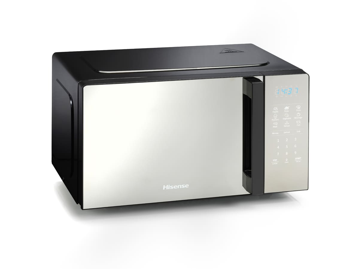 Hisense - H20MOMBS4HG – Microondas Con Grill, 20L, Espejado