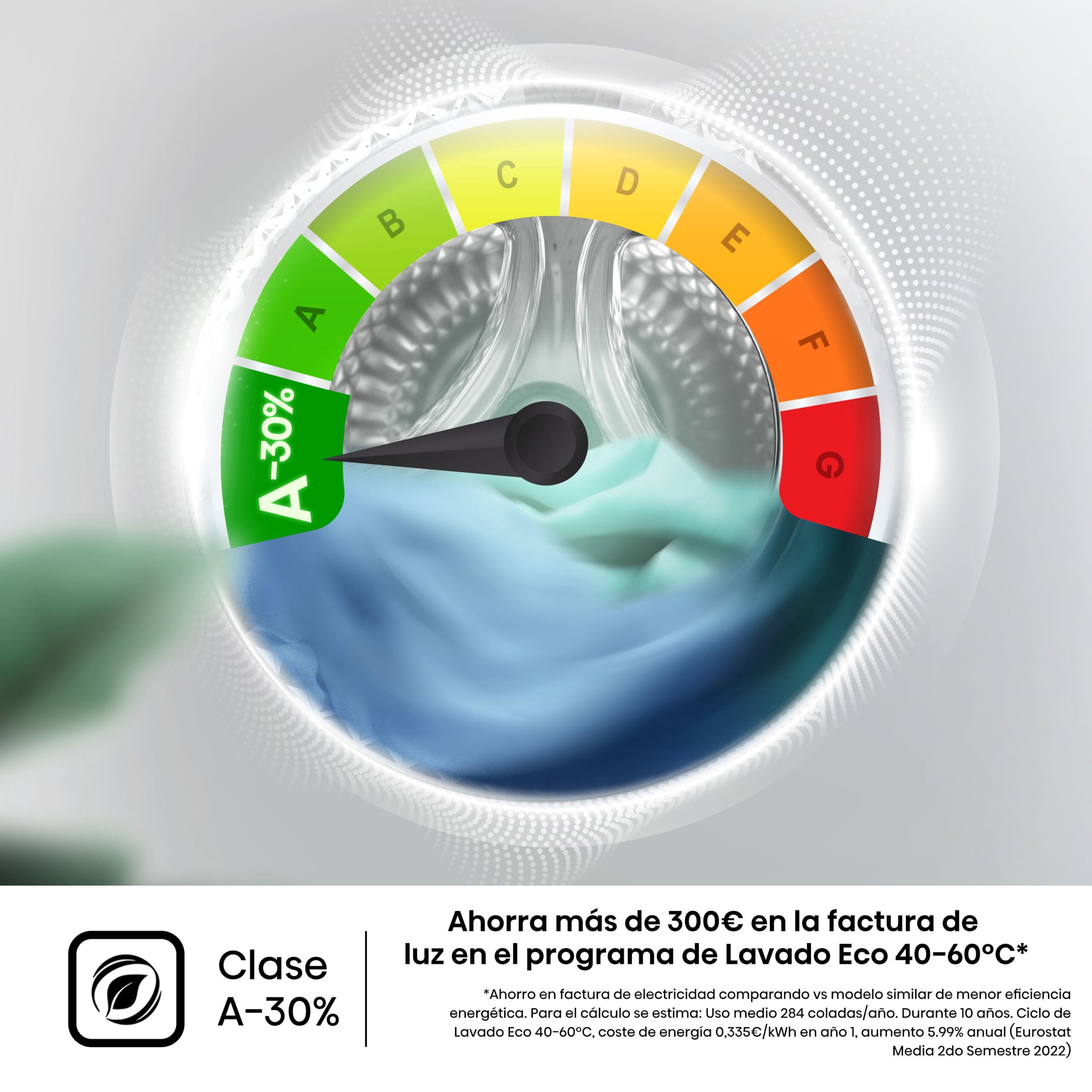 Hisense - WD3S8045BW3 – Lavasecadora, Clase A, 8 kg/5 kg, 1400 rpm, Blanco