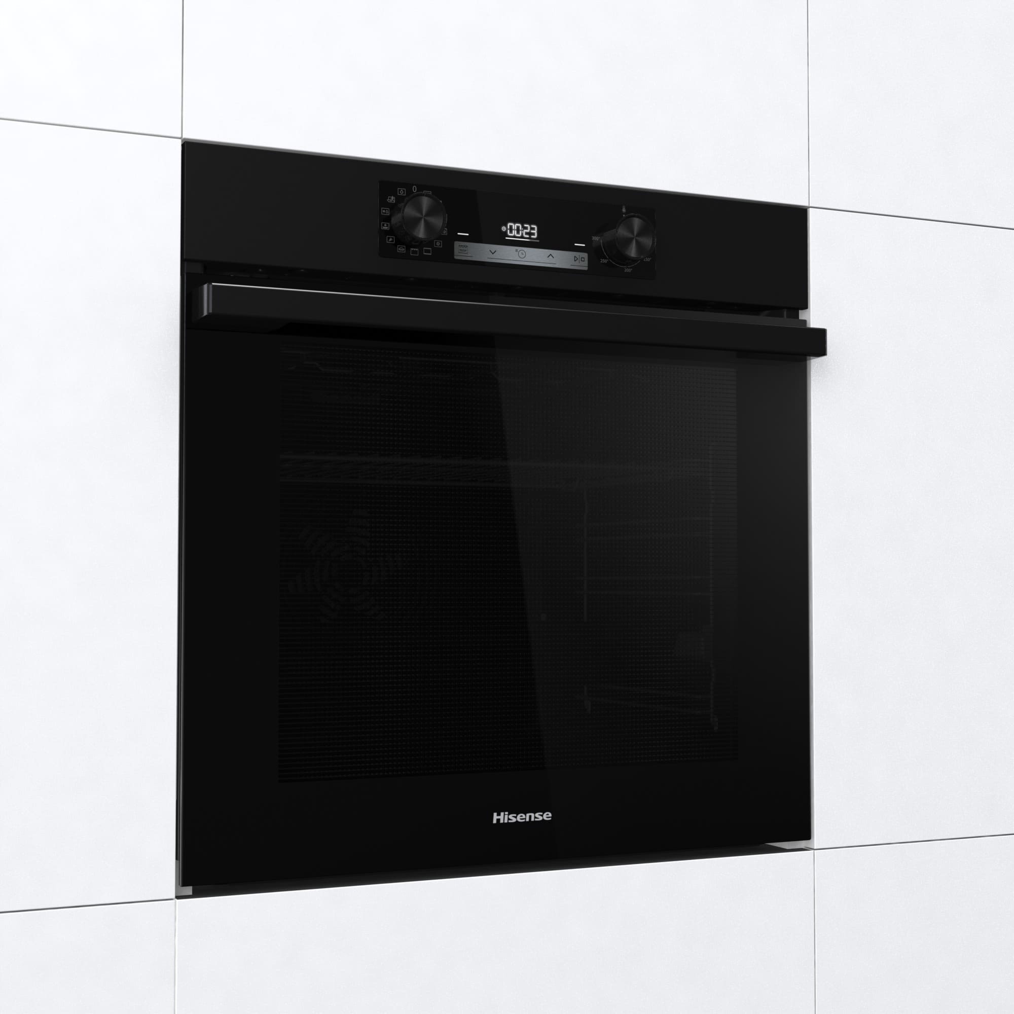 Hisense - BI64213EPB – Horno Pirolítico, Clase A, 77L, Negro