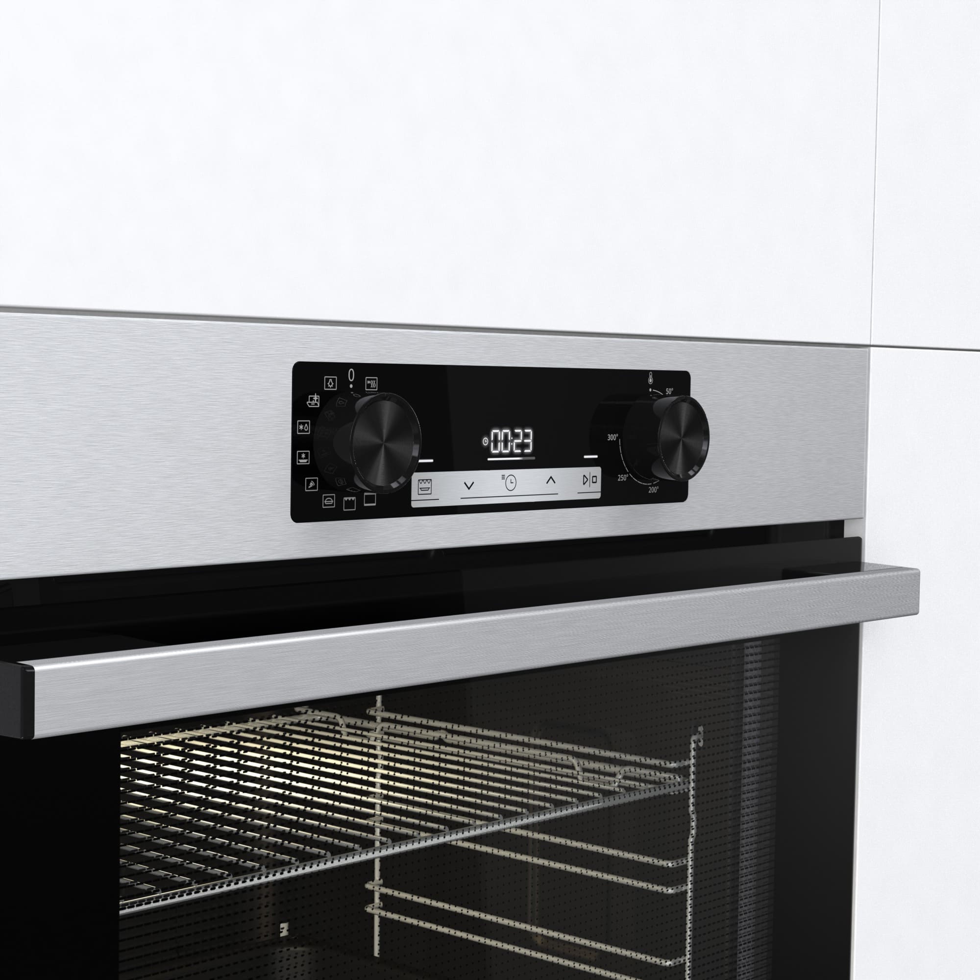 Hisense - BI64EPXESOL – Horno Pirolítico, Clase A, 77L, Inox