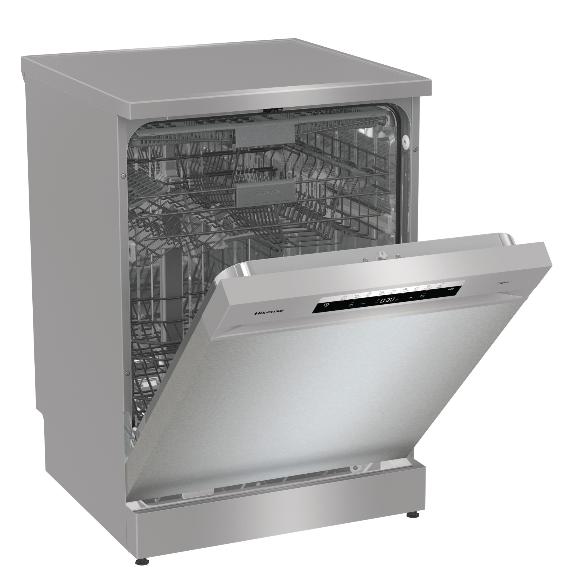 Hisense - HS673B60X – Lavavajillas 60cm, Libre Instalación, Clase B, 16, Inox