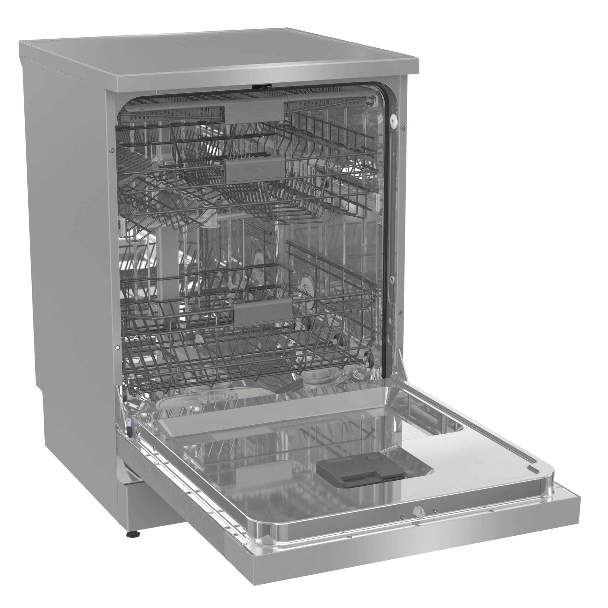 Hisense - HS673B60X – Lavavajillas 60cm, Libre Instalación, Clase B, 16, Inox