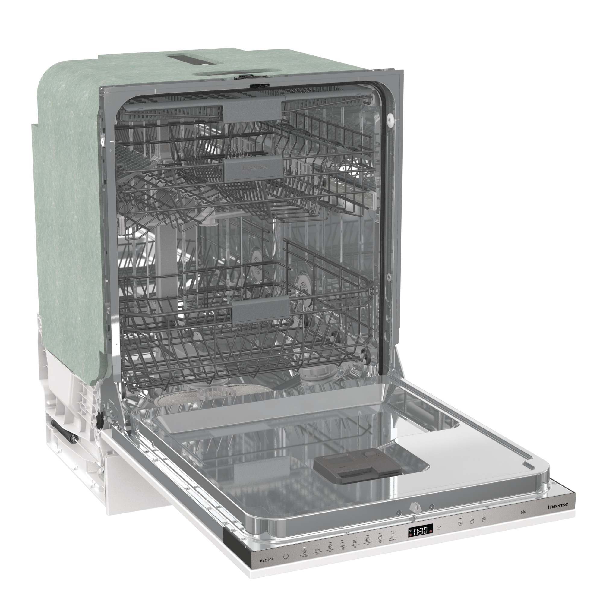 Hisense - HV673B60 – Lavavajillas 60cm, Encastre, Clase B, 16, Integrable