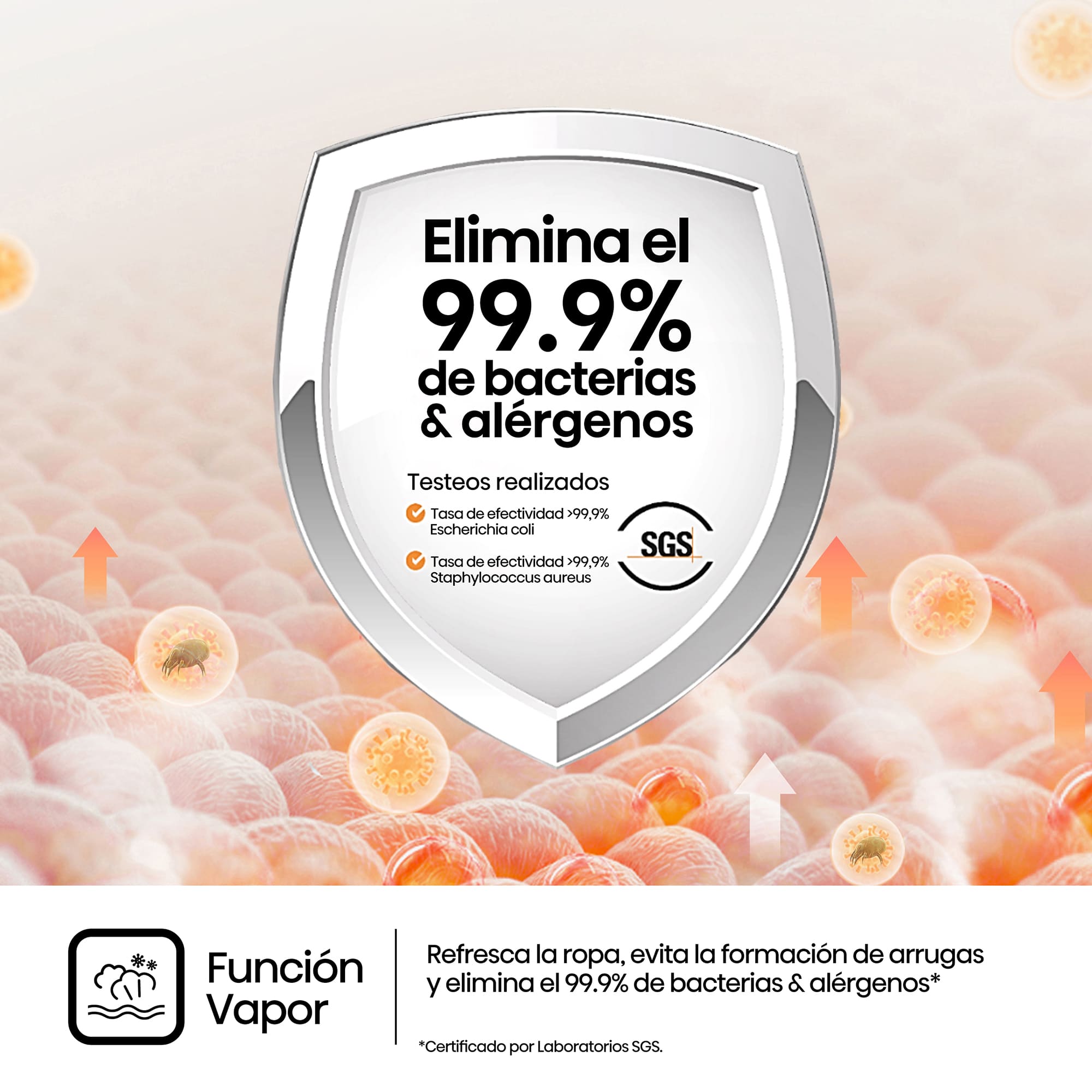 Hisense - WD3S8045BW3 – Lavasecadora, Clase A, 8 kg/5 kg, 1400 rpm, Blanco
