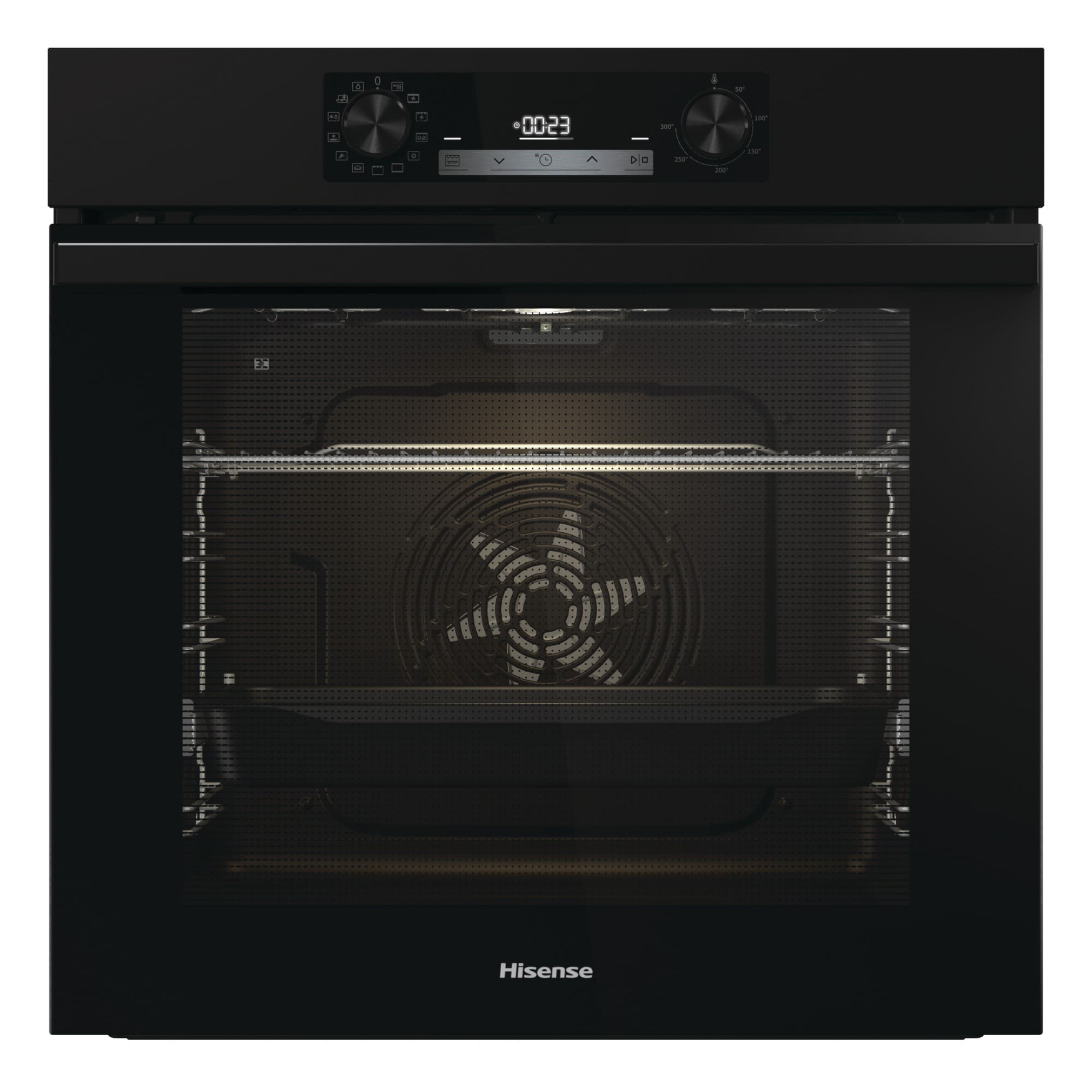 Hisense - BI64213EPB – Horno Pirolítico, Clase A, 77L, Negro