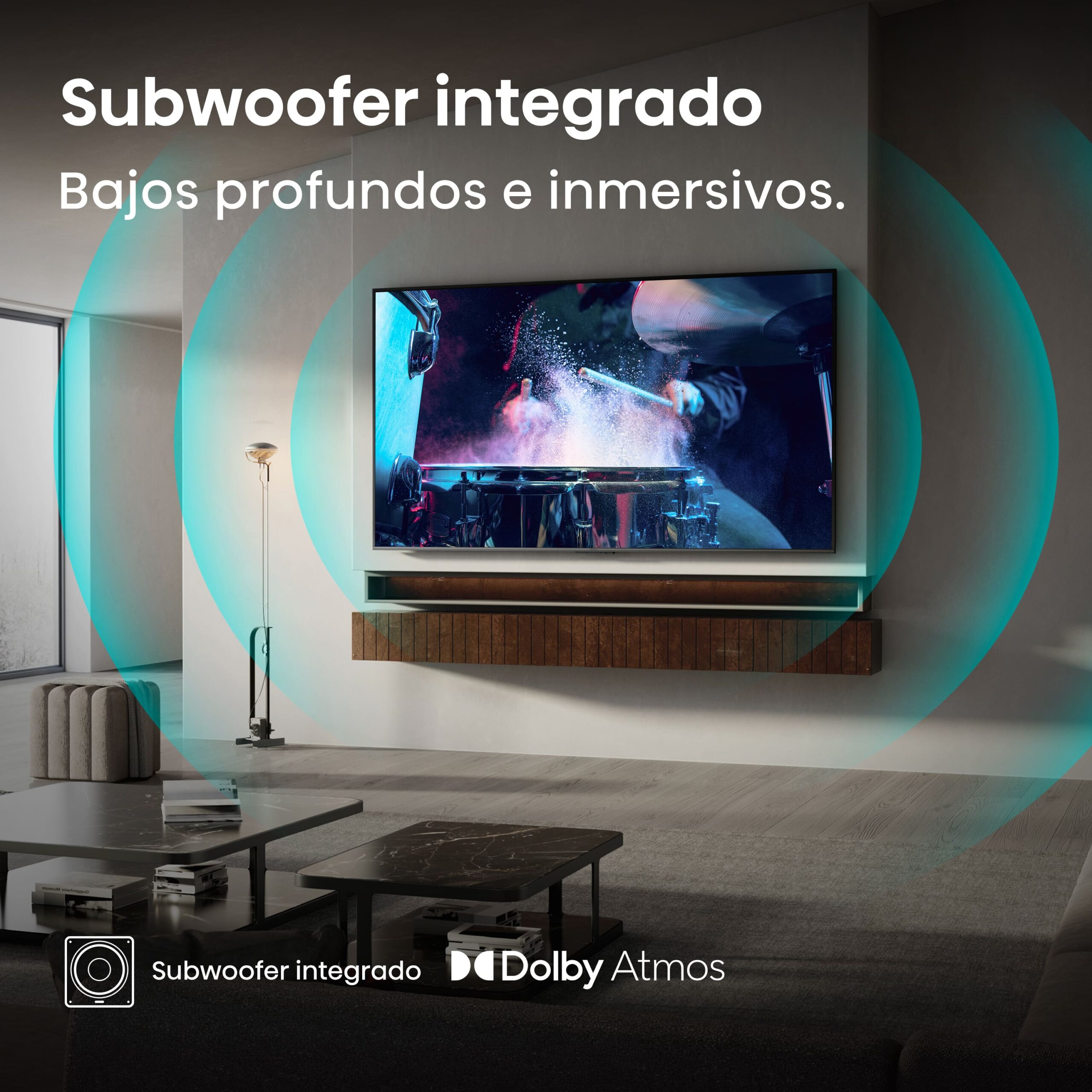 Hisense - Serie U7Q Mini-LED TV 65U7Q 65 pulgadas con Quantum Dot Colour