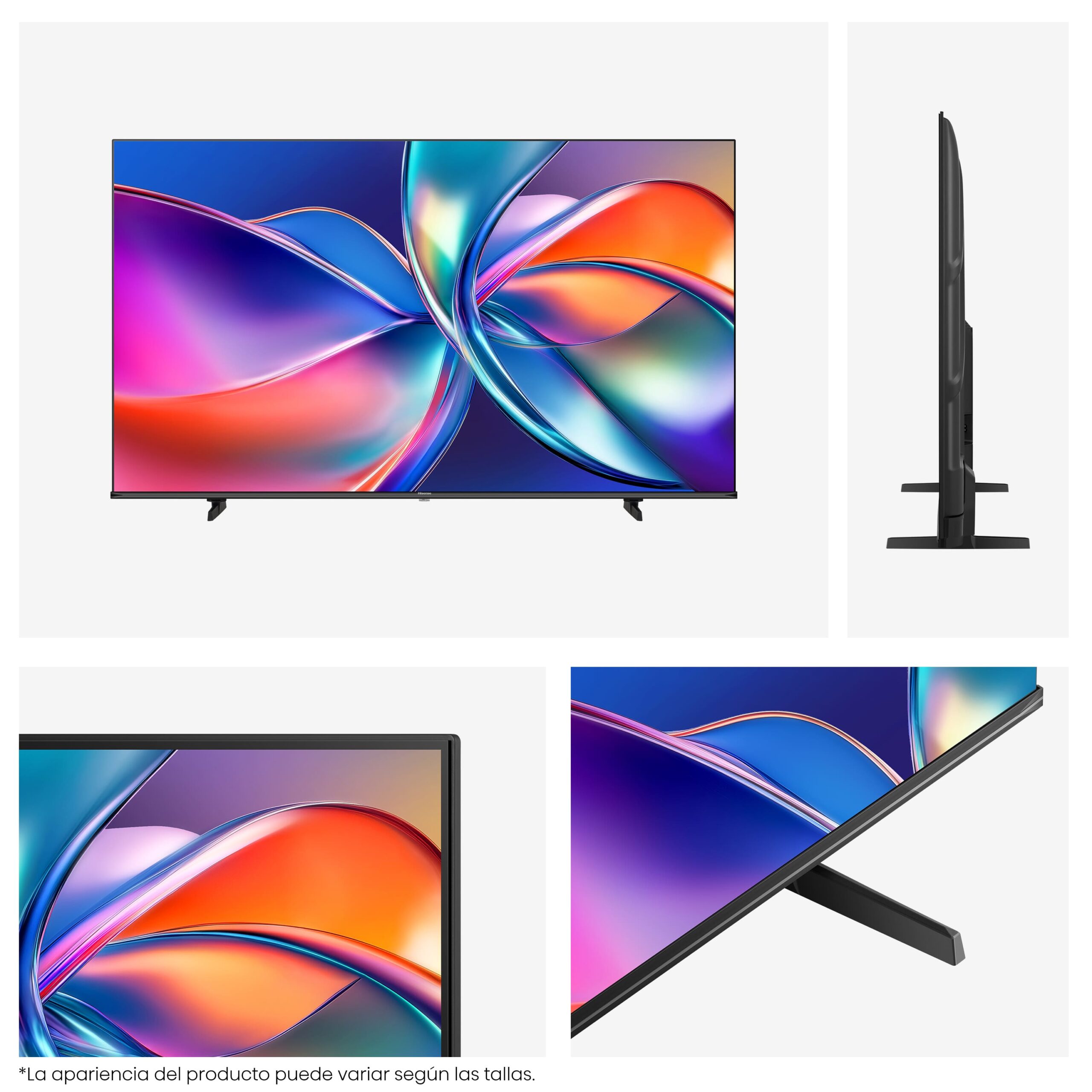 Hisense - Serie E7Q QLED TV 65E7Q Smart TV 65 pulgadas con Dolby Vision & Atmos