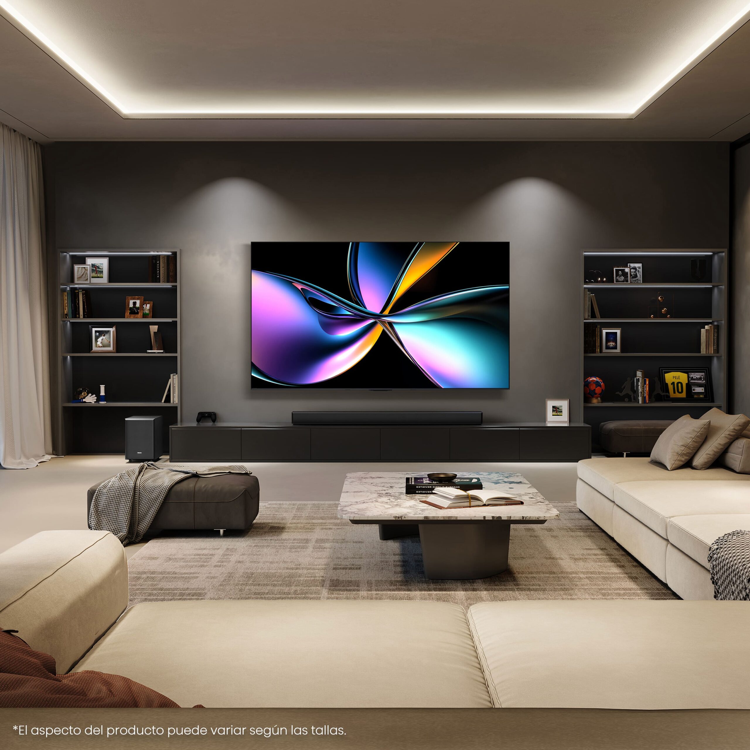 Hisense - Serie U7Q PRO Mini-LED Pro TV 75U7Q PRO con Quantum Dot Colour