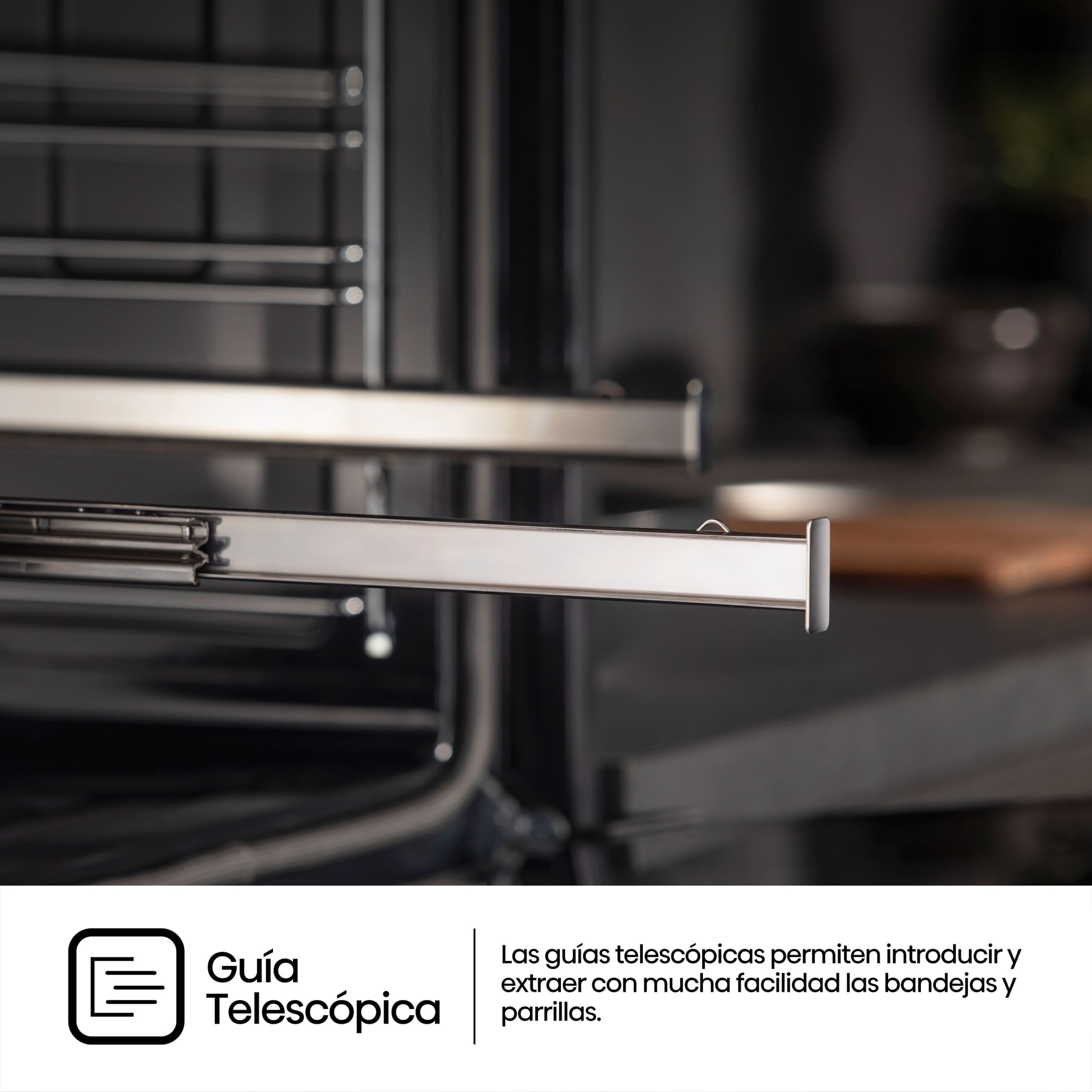 Hisense - BSA66346PBGWIFI – Horno Pirolítico, Cocción Vapor Con Depósito, Clase A+, 77L, Cristal Negro