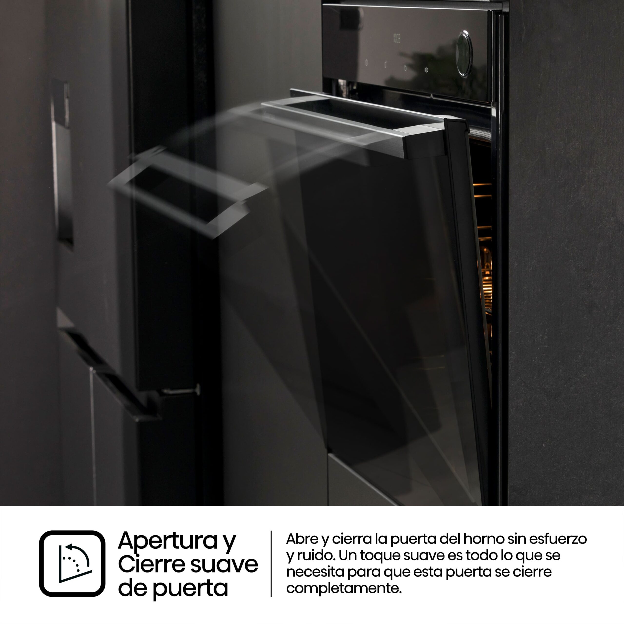 Hisense - BSA66346PBGWIFI – Horno Pirolítico, Cocción Vapor Con Depósito, Clase A+, 77L, Cristal Negro
