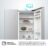 Americanos Side by Side RS711N4ACE – Frigorífico Americano Side By Side, Clase E , 550L, Inox