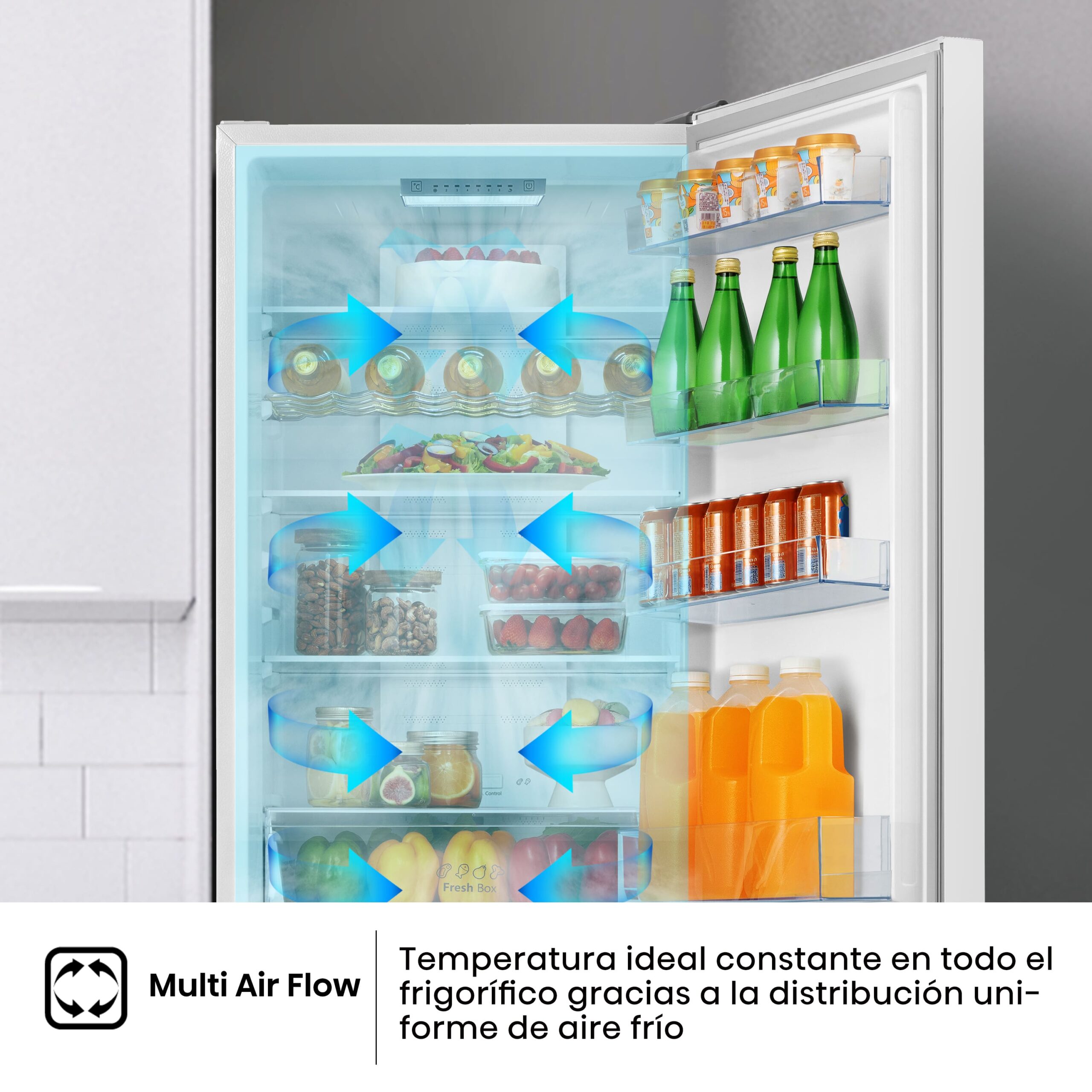 Hisense - RB440N4BWE – Frigorífico Combi 2 Puertas, Clase E , 336L, Blanco