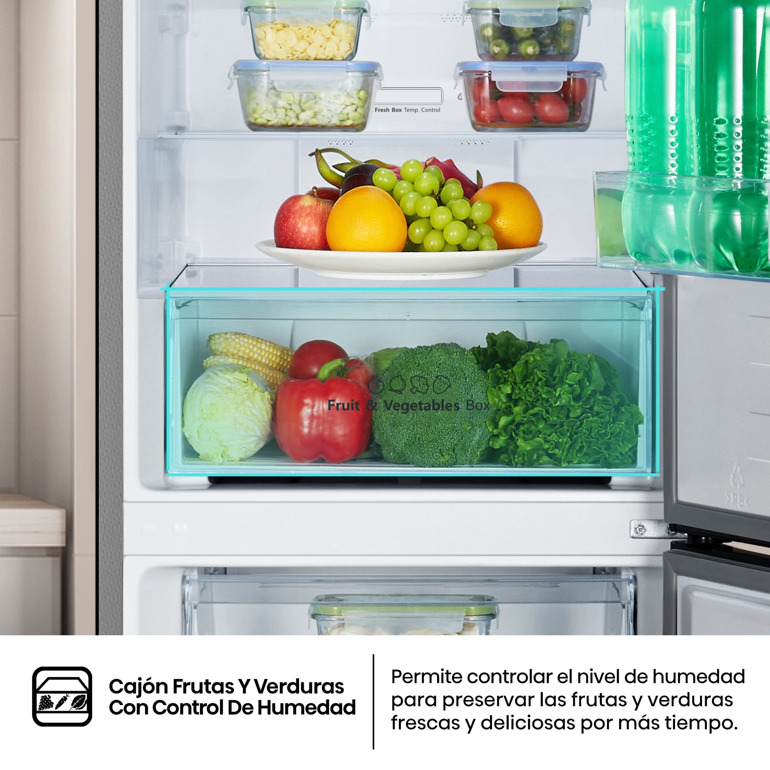 Hisense - RB390N4BCC – Frigorífico Combi 2 Puertas, Clase C , 304L, Inox