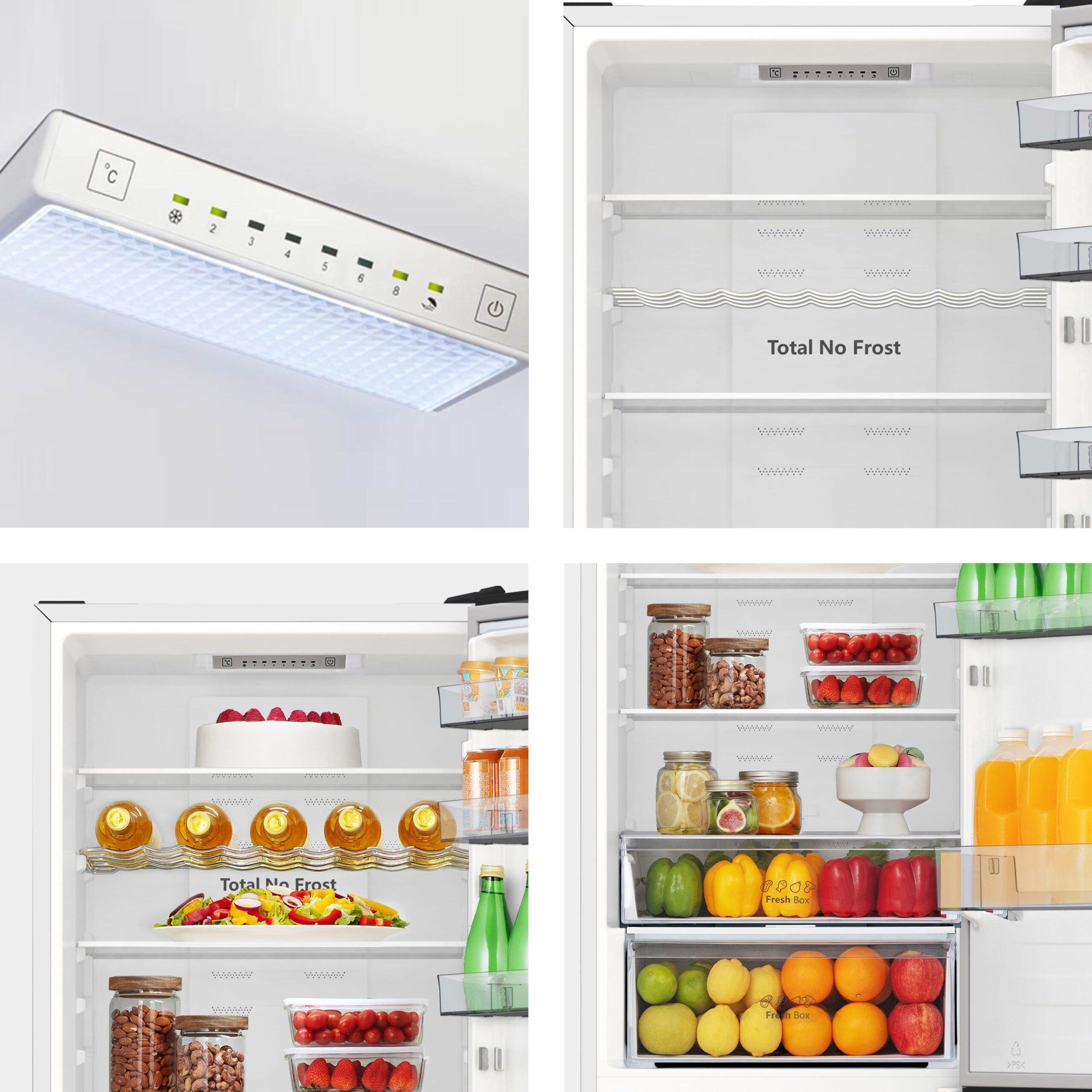 Hisense - RB440N4AWC – Frigorífico Combi 2 Puertas, Clase C , 336L, Blanco