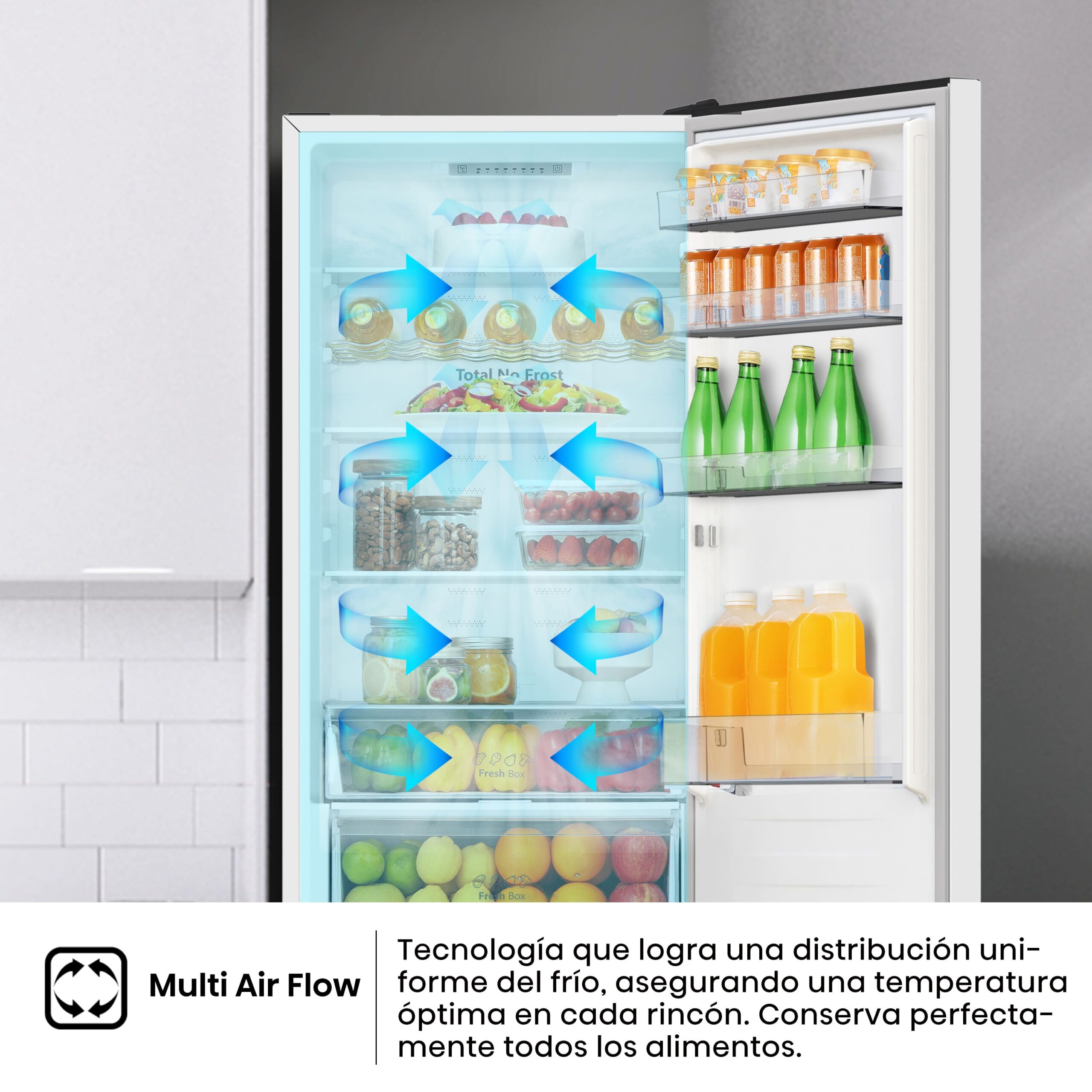 Hisense - RB440N4AWC – Frigorífico Combi 2 Puertas, Clase C , 336L, Blanco