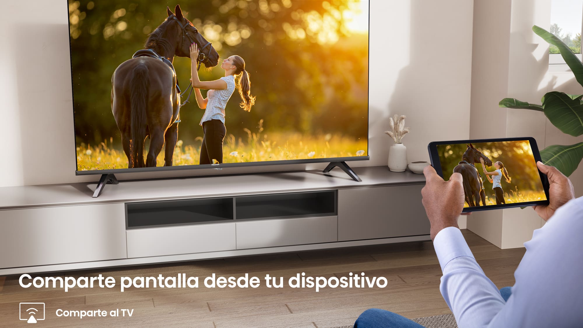 Comparte al TV