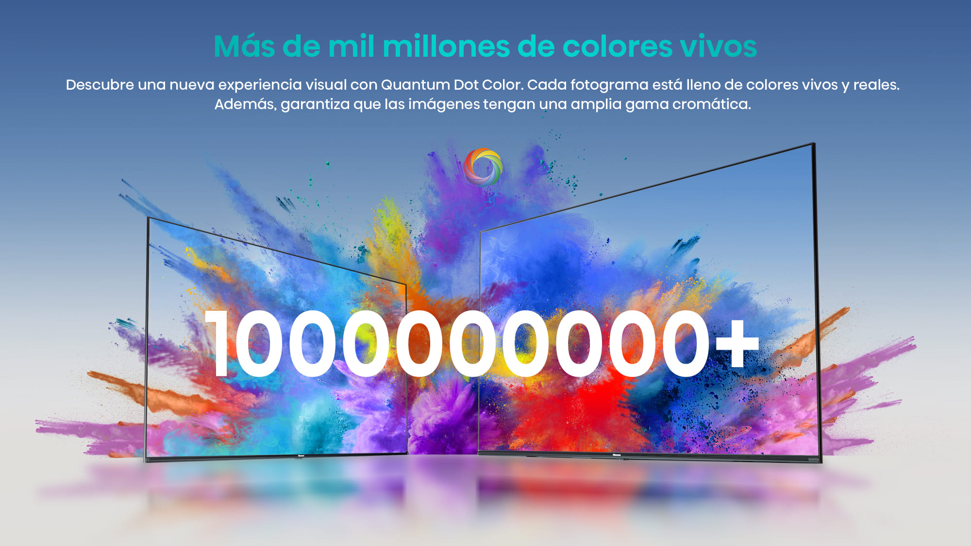 Más de mil millones de colores vivos