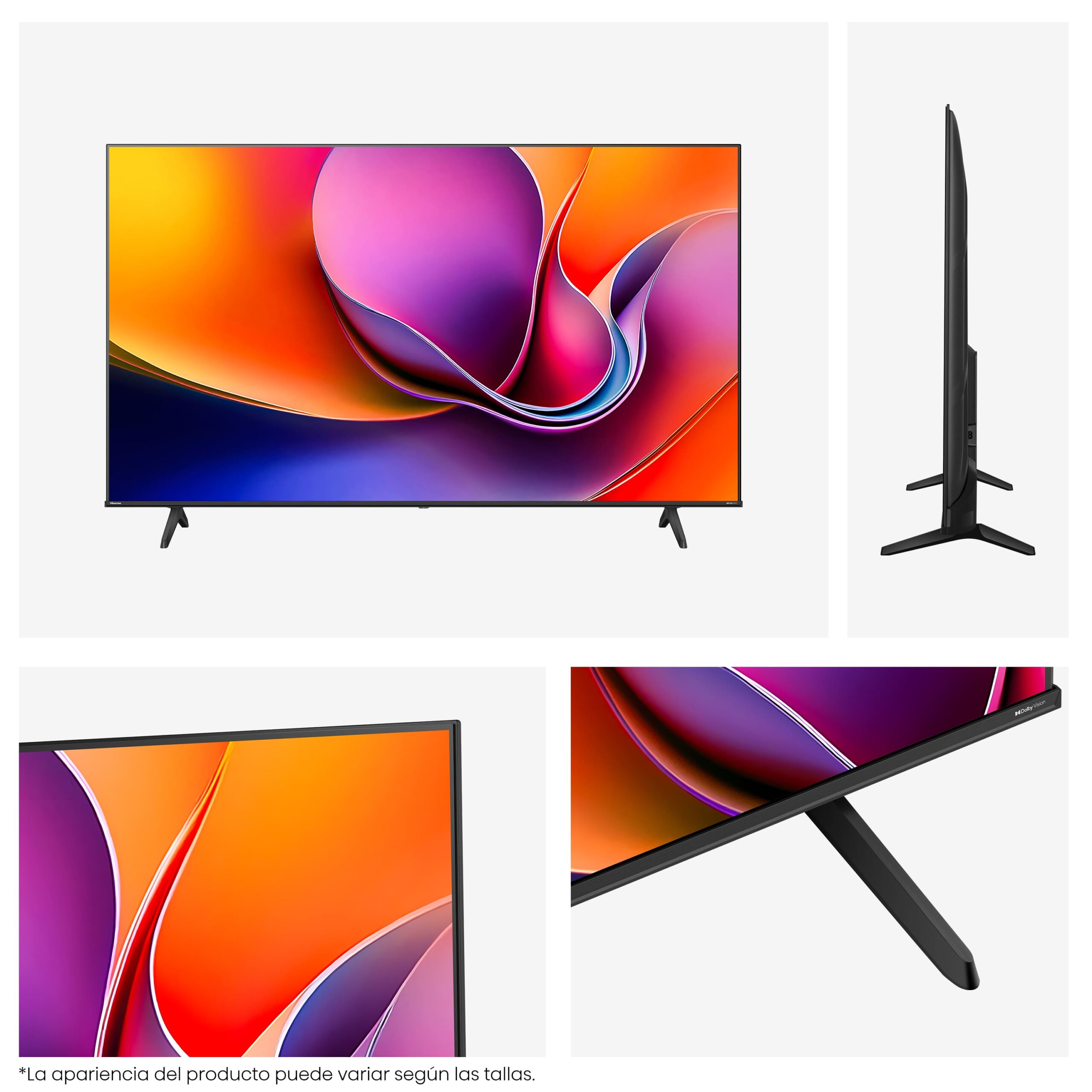 Hisense - Serie A6Q TV 4K 65A6Q, VIDAA Smart TV 65 pulgadas con Dolby Vision