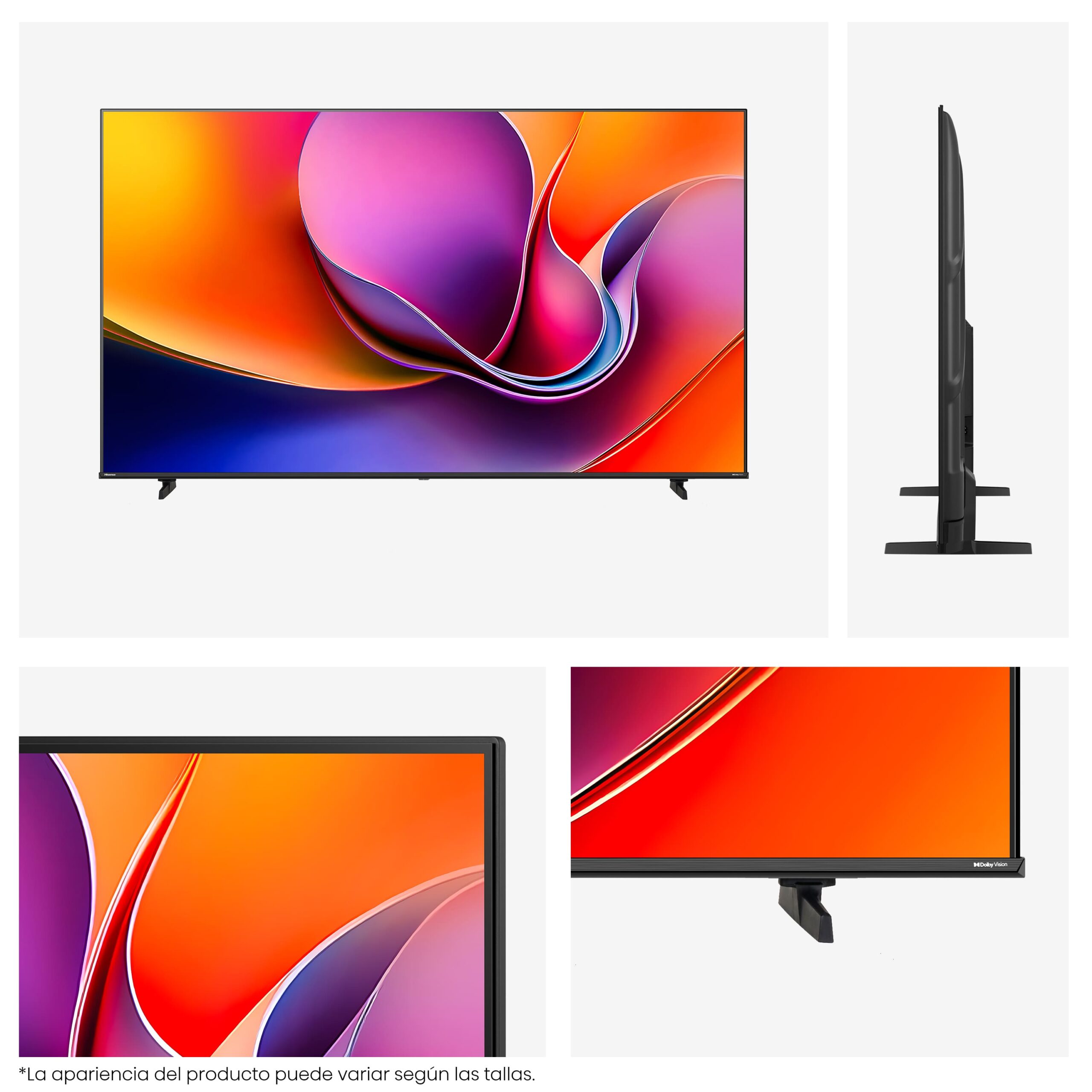 Hisense - Serie A6Q TV 4K 85A6Q, VIDAA Smart TV 85 pulgadas con Dolby Vision