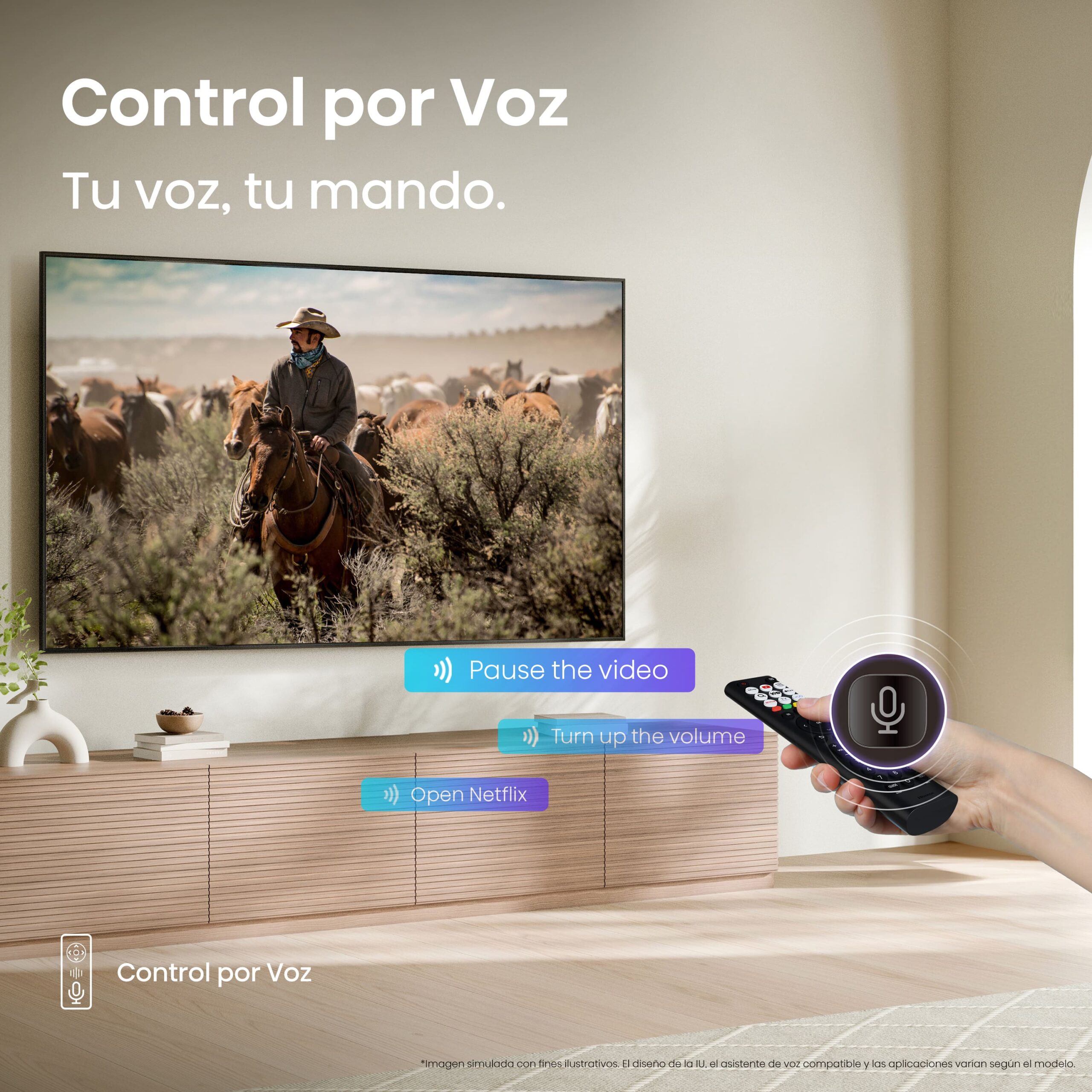 Hisense - Serie A6Q TV 4K 65A6Q, VIDAA Smart TV 65 pulgadas con Dolby Vision