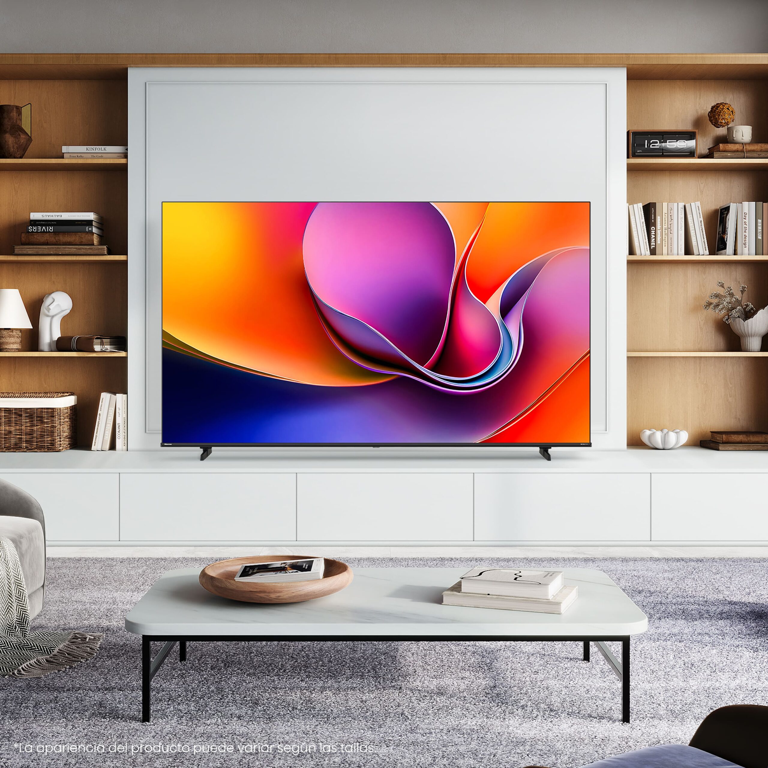 Hisense - Serie A6Q TV 4K 85A6Q, VIDAA Smart TV 85 pulgadas con Dolby Vision