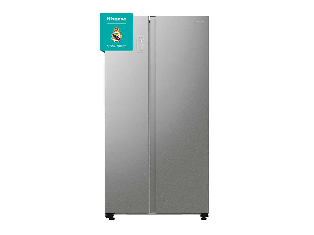 Hisense - RS711N4ACE – Frigorífico Americano Side By Side, Clase E , 550L, Inox, , 