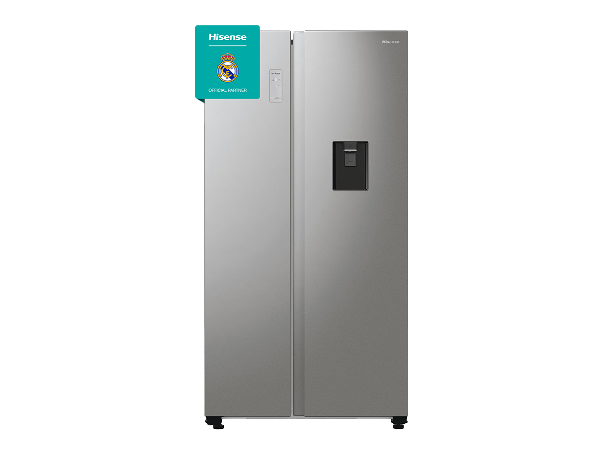 Hisense - RS711N4WCE – Frigorífico Americano Side By Side, Clase E , 547L, Inox, , 
