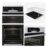 Limpieza Pirolítica BI64213E15PX – Horno Pirolítico, Clase A+, 77L, Inox