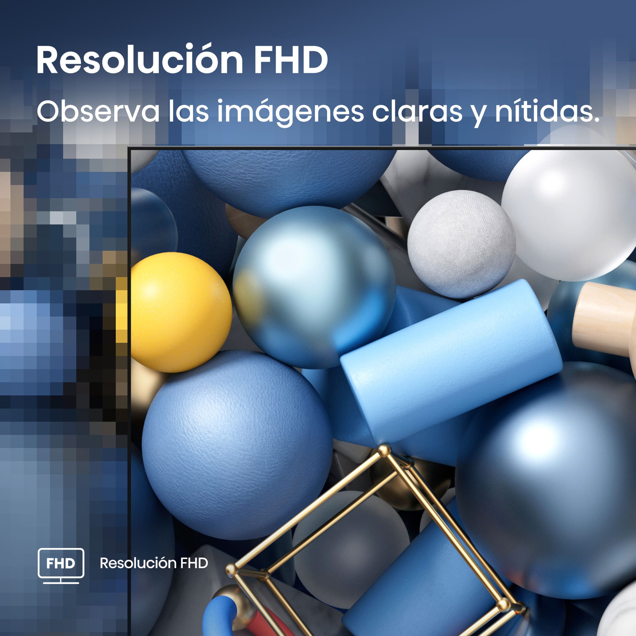 Hisense - Serie A5Q QLED TV 40A5Q Smart TV 40 Pulgadas TV con Dolby Atmos