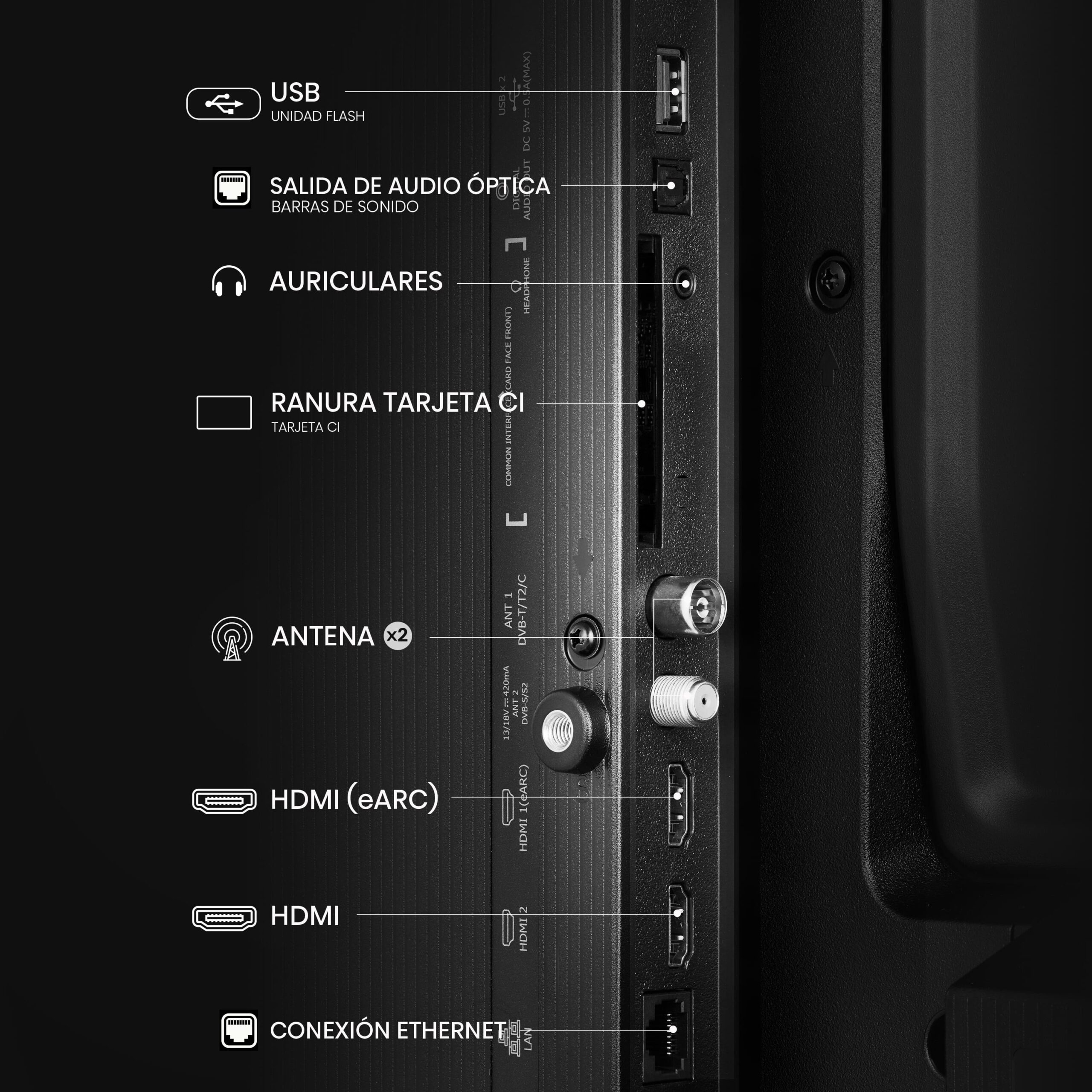 Hisense - Serie A4Q Smart TV 40A4Q HD 40 pulgadas, televisión con Modo Juego
