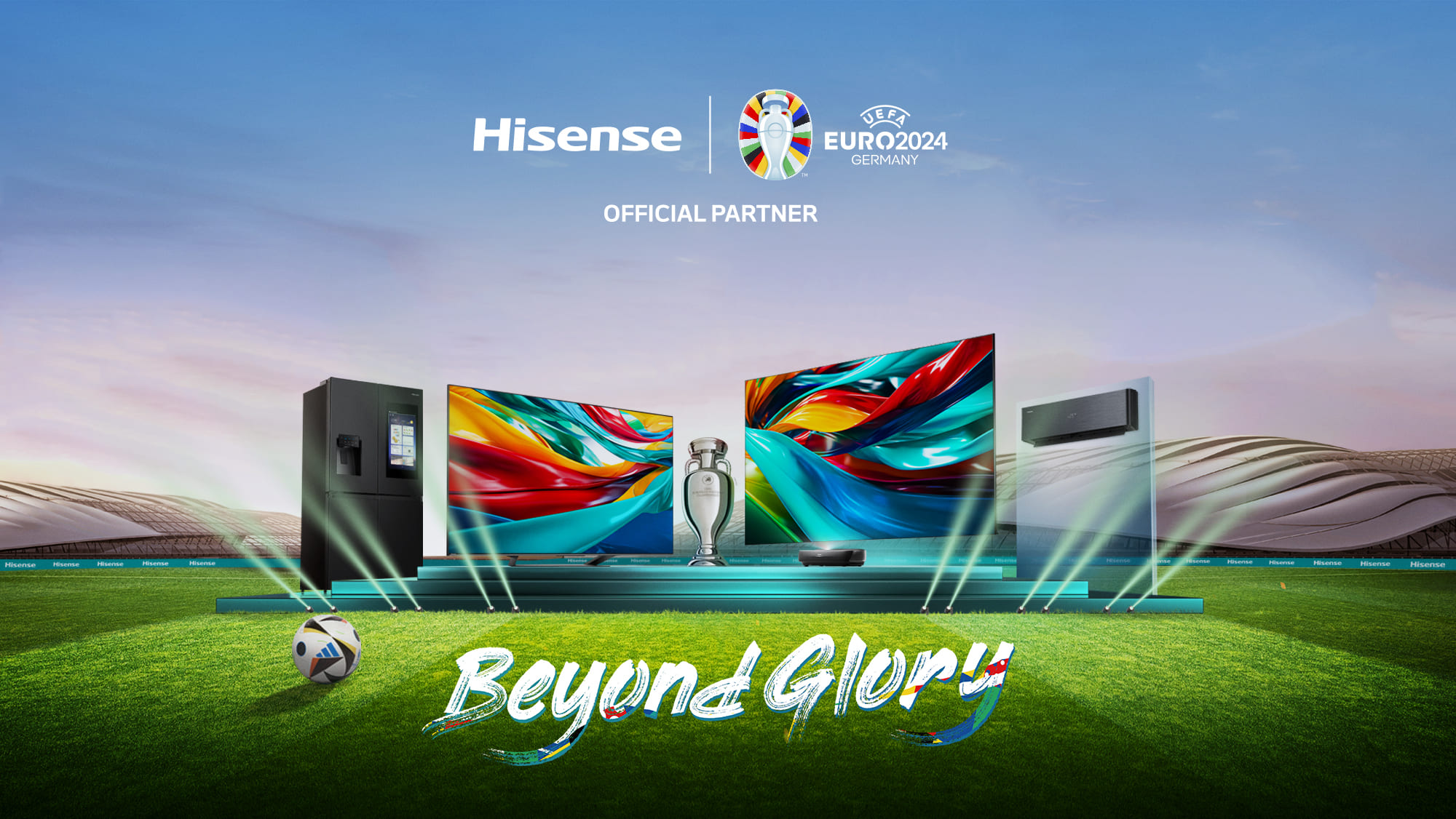 Hisense es partner oficial de la UEFA EURO 2024™ Flixmedia