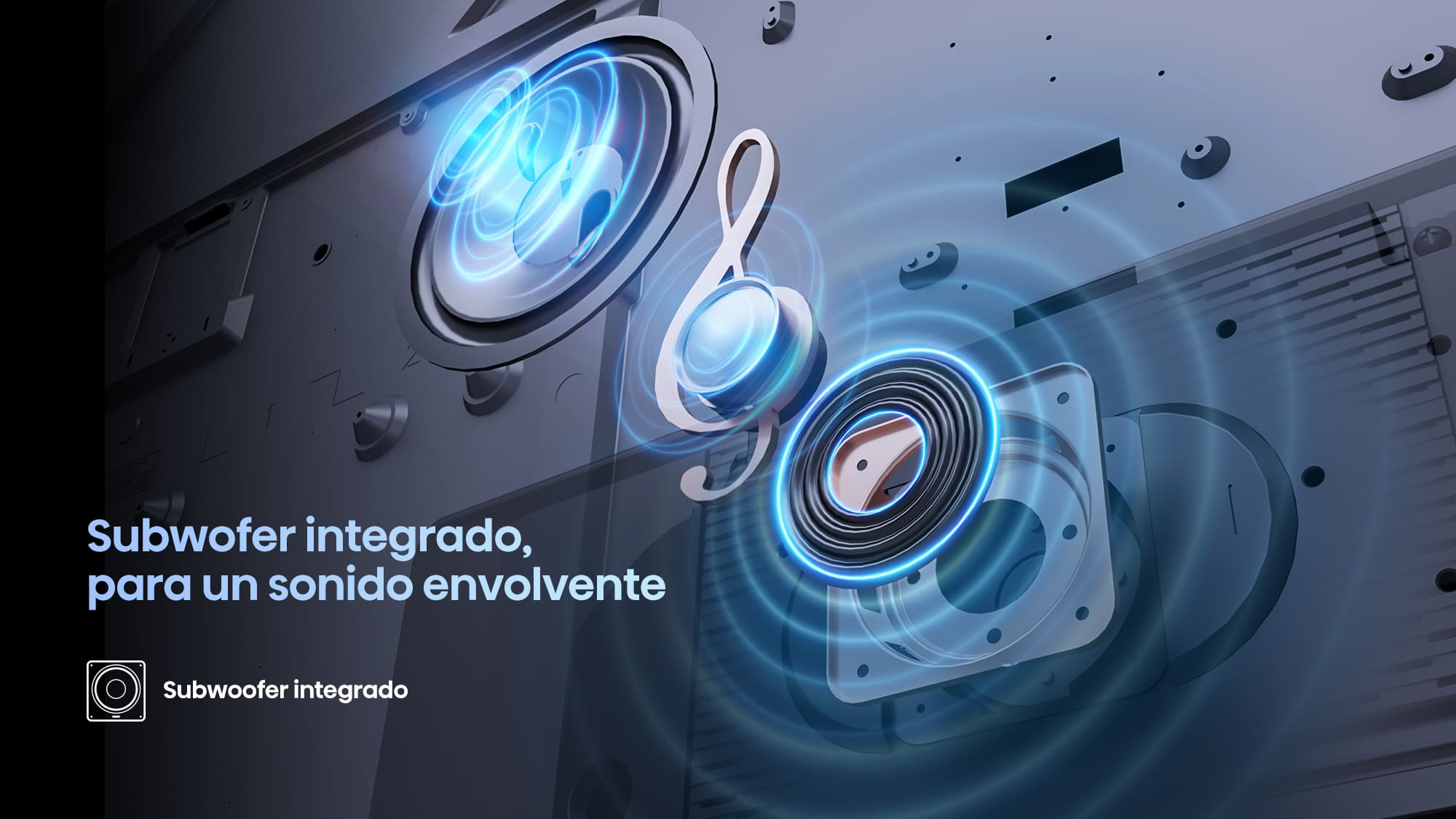 Subwoofer integrado